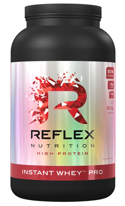 Reflex Nutrition Reflex Instant Whey PRO 900 g - banán + Magnesium Bisglycinate 90 kapslí ZDARMA