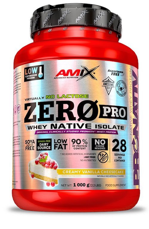 Amix Nutrition Amix ZeroPro protein 1000 g - Double White Chocolate