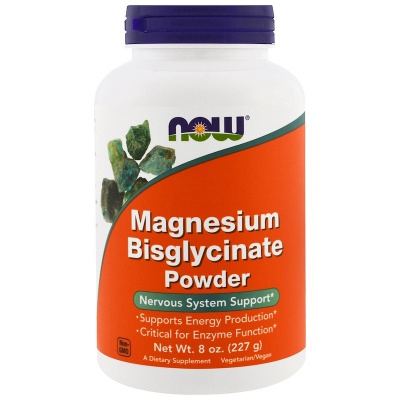 Now Foods Magnesium Bisglycinate Powder 227g