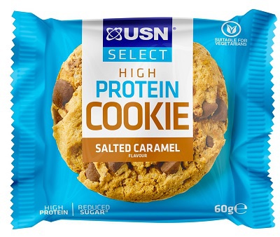 USN (Ultimate Sports Nutrition) USN High Protein Cookie 60 g - slaný karamel