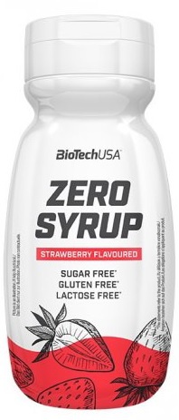 Biotech USA BiotechUSA Zero Syrup 320 ml - jahoda