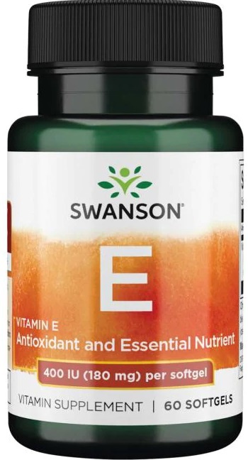 Swanson Vitamin E 400 IU 60 kapslí