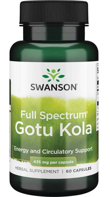 Swanson Gotu Kola 435 mg 60 kapslí