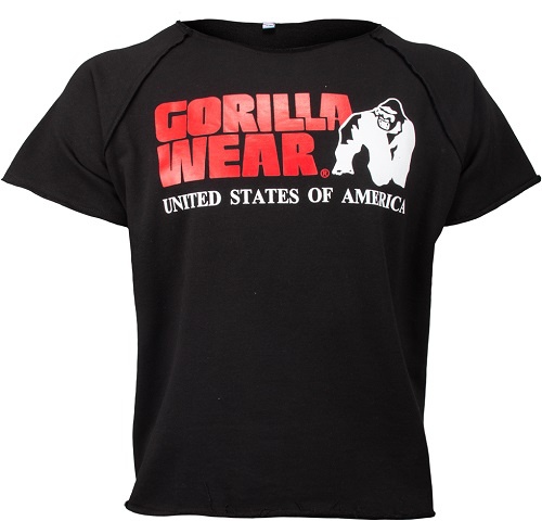 Gorilla Wear Pánské tričko s krátkým rukávem Classic Work Out Top Black - L/XL