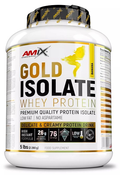 Amix Gold Whey Protein Isolate 2280 g - bez příchuti