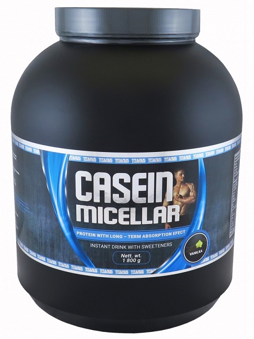 Titánus Micelární Casein 1800g - vanilka