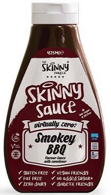 The Skinny Food Co. The Skinny Food Co Skinny Sauce 425 ml - Honey BBQ