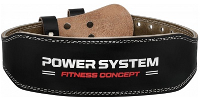 Power system Fitness opasek Power Black - M