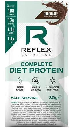 Reflex Nutrition Reflex Complete Diet Protein 30 g - vanilkový fondán