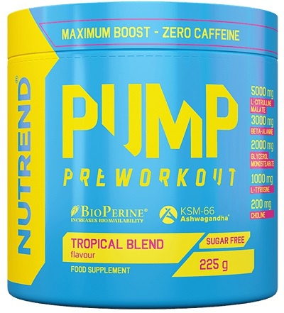 Nutrend Pump 225 g - Tropical Blend 