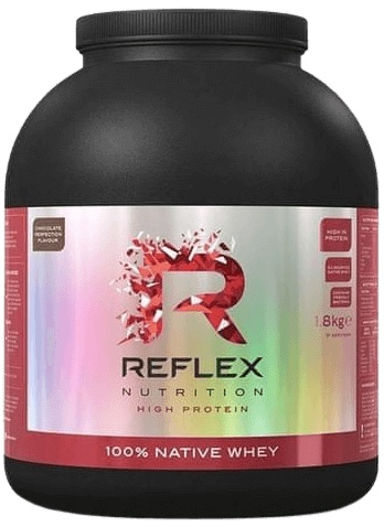 Reflex Nutrition Reflex 100% Native Whey 1800 g - čokoláda + Magnesium Bisglycinate 90 kapslí ZDARMA