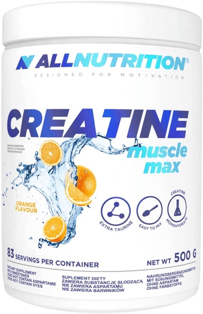 All Nutrition AllNutrition Creatine Muscle Max 500 g - pomeranč