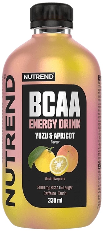 Nutrend BCAA Energy drink 330 ml - Yuzu/Meruňka