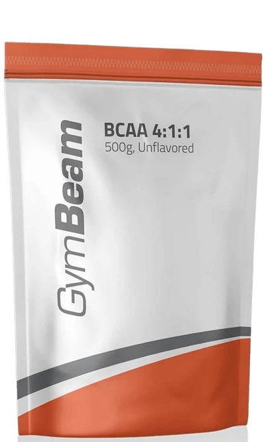 GymBeam BCAA 4:1:1 500 g - jahoda/limetka