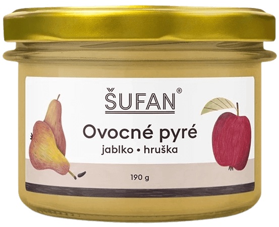 Šufan Pyré jablko-hruška 190 g