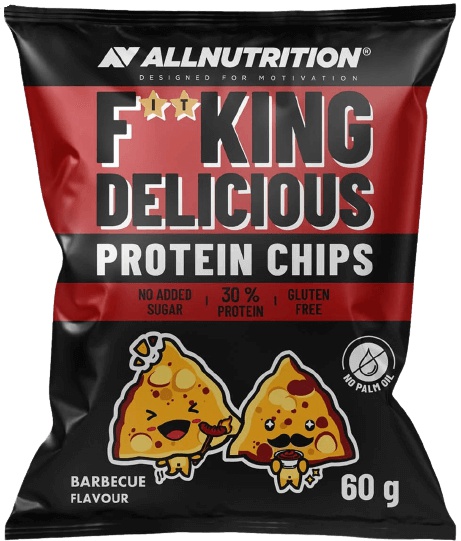 All Nutrition AllNutrition F**king Delicious Protein Chips 60 g - barbecue