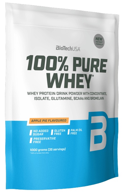 BioTechUSA 100% Pure Whey 1000 g - bez příchuti NATURAL