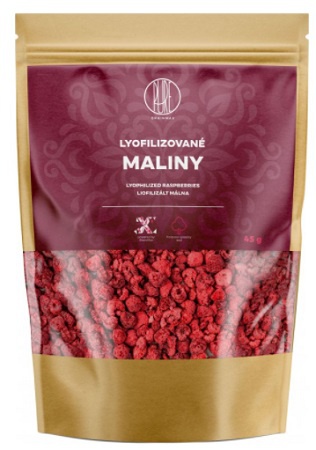 BrainMax Pure Lyofilizované ovoce 45 g - maliny VÝPRODEJ 30.7.2024