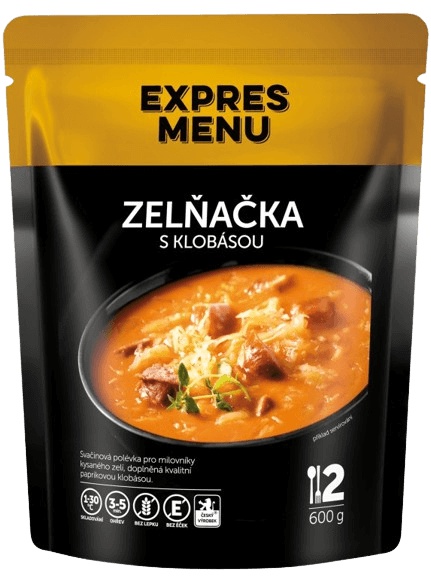 Expres menu Zelná polévka s klobásou 600 g