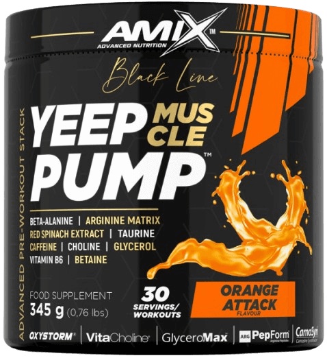 Amix Black Line Yeep Pump 345 g - pomerančový útok