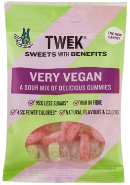 TWEEK Gumové bonbony Vegan 80 g - very vegan