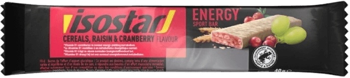 Isostar Energy sport bar 40 g - brusinka