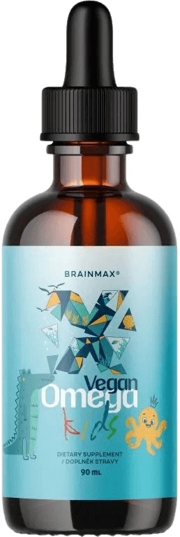 BrainMax Vegan Omega Kids omega-3 pro děti 90 ml