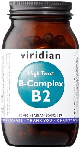 Viridian Nutrition Viridian B-Complex B2 High Two® 90 kapslí