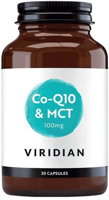 Viridian Nutrition VIRIDIAN CO-Q10 (Koenzym Q10) with MCT 100mg 30 kapslí