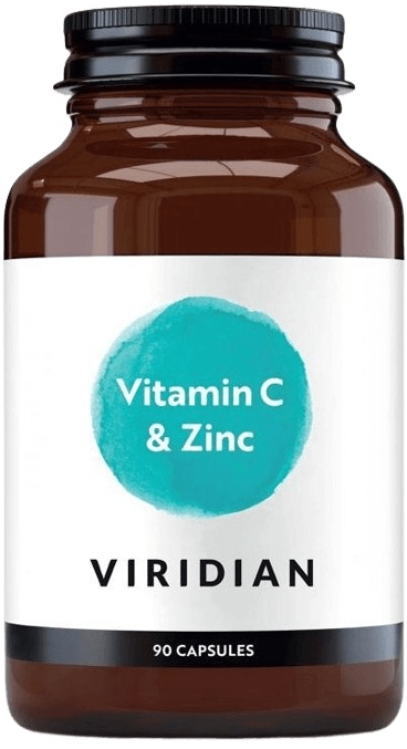 Viridian Nutrition Viridian Vitamin C 500 mg + Zinc 90 kapslí