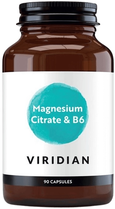 Viridian Nutrition Viridian Magnesium Citrate s Vitamínem B6 90 kapslí