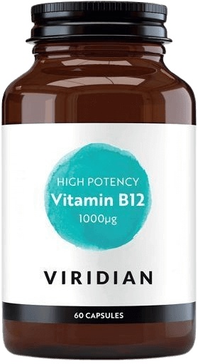 Viridian Nutrition Viridian High Potency Vitamin B12 60 kapslí