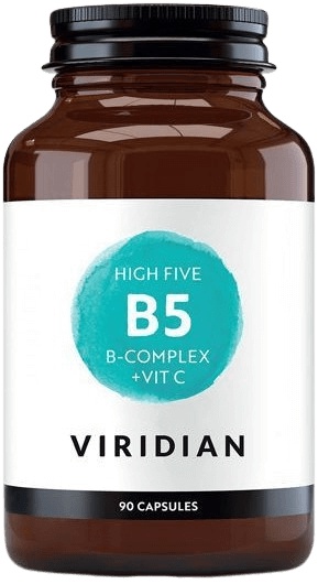 Viridian Nutrition Viridian High Five B Complex with Magnesium Ascorbate 90 kapslí