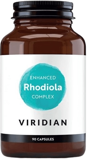 Viridian Enhanced Rhodiola Complex (Komplex Rozchodnice růžové s adaptogeny) 90 kapslí