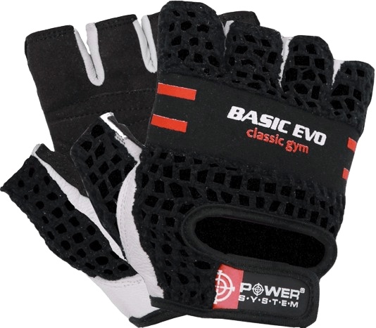 Power System rukavice BASIC EVO červené - L