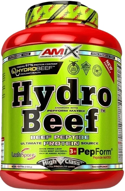 Amix HydroBeef™ Peptide Protein 1000 g - Peanut-choco Caramel