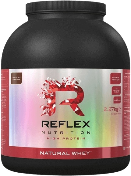Reflex Nutrition Reflex Natural Whey 2,27kg - čokoláda + Magnesium Bisglycinate 90 kapslí ZDARMA