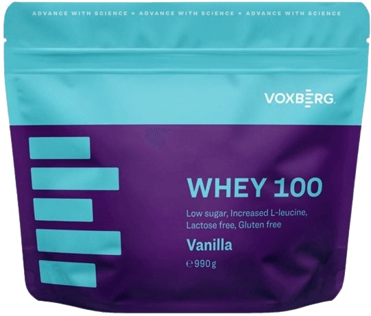 Voxberg Whey Protein 100 990 g - vanilka