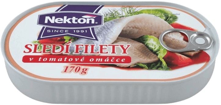 Nekton Sleďové filety 170 g - v rajčatové omáčce