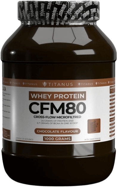 Titánus Whey CFM 80 1000 g - vanilka