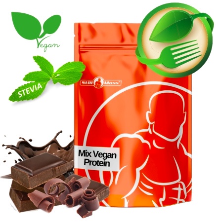 Still Mass Mix vegan protein 1000 g - čokoláda se stévií