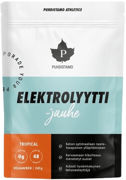 Puhdistamo Electrolyte Powder 240 g - tropické ovoce