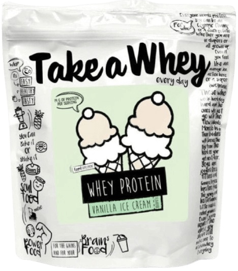 Take-a-Whey Whey Protein 907 g - vanilková zmrzlina