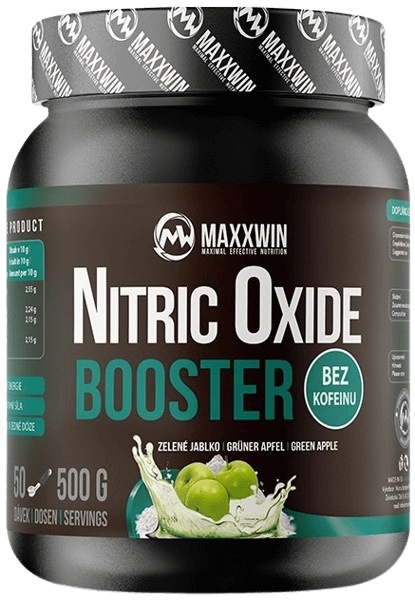 MAXXWIN Nitric Oxide Booster bez kofeinu 500 g - jablko