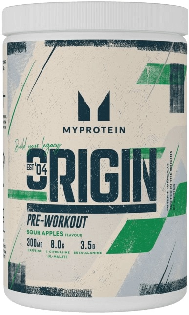 MyProtein Alpha Pre-Workout 600 g - kyselé jablko