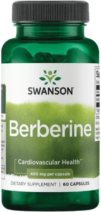 Swanson Berberin 400 mg 60 kapslí