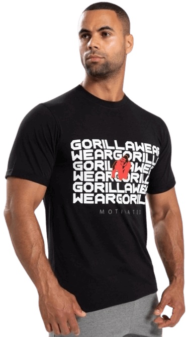 Gorilla Wear Pánske tričko Bradley Černé - L