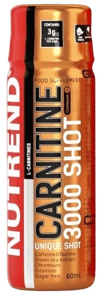 Nutrend Carnitine 3000 Shot 60 ml - ananas VÝPRODEJ 25.10.2024