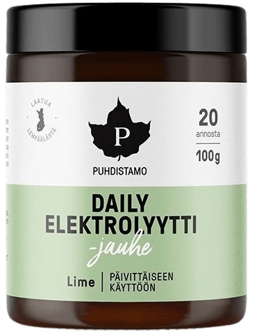 Puhdistamo Daily Electrolyte Powder 100 g - limetka