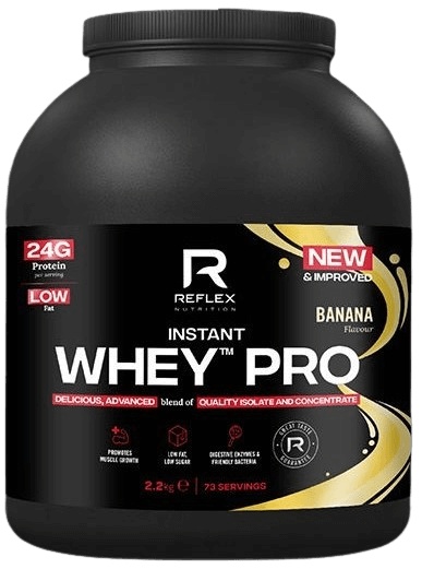 Reflex Nutrition Reflex Instant Whey PRO 2,2kg NEW - vanilka + Magnesium Bisglycinate 90 kapslí ZDARMA